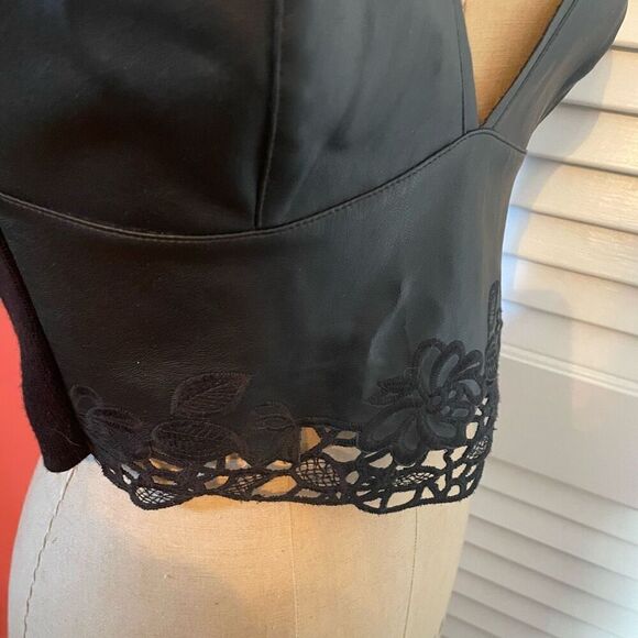 ZARA KNIT | black cropped bra top S - Picture 13 of 13